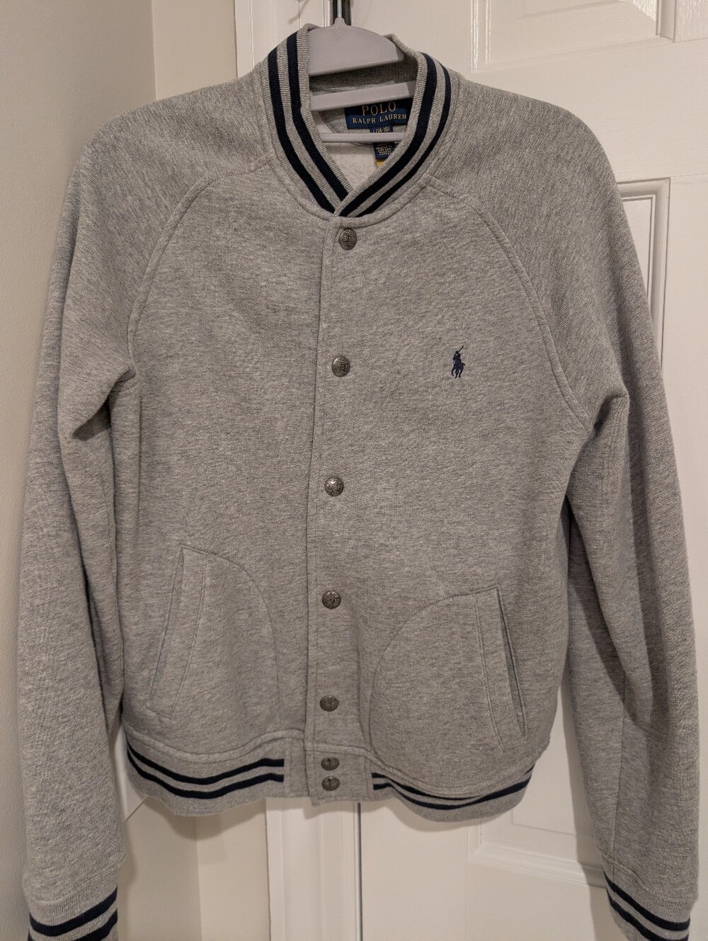 Polo Ralph Lauren Gray Boys Jacket -Size 14/16 - EUC